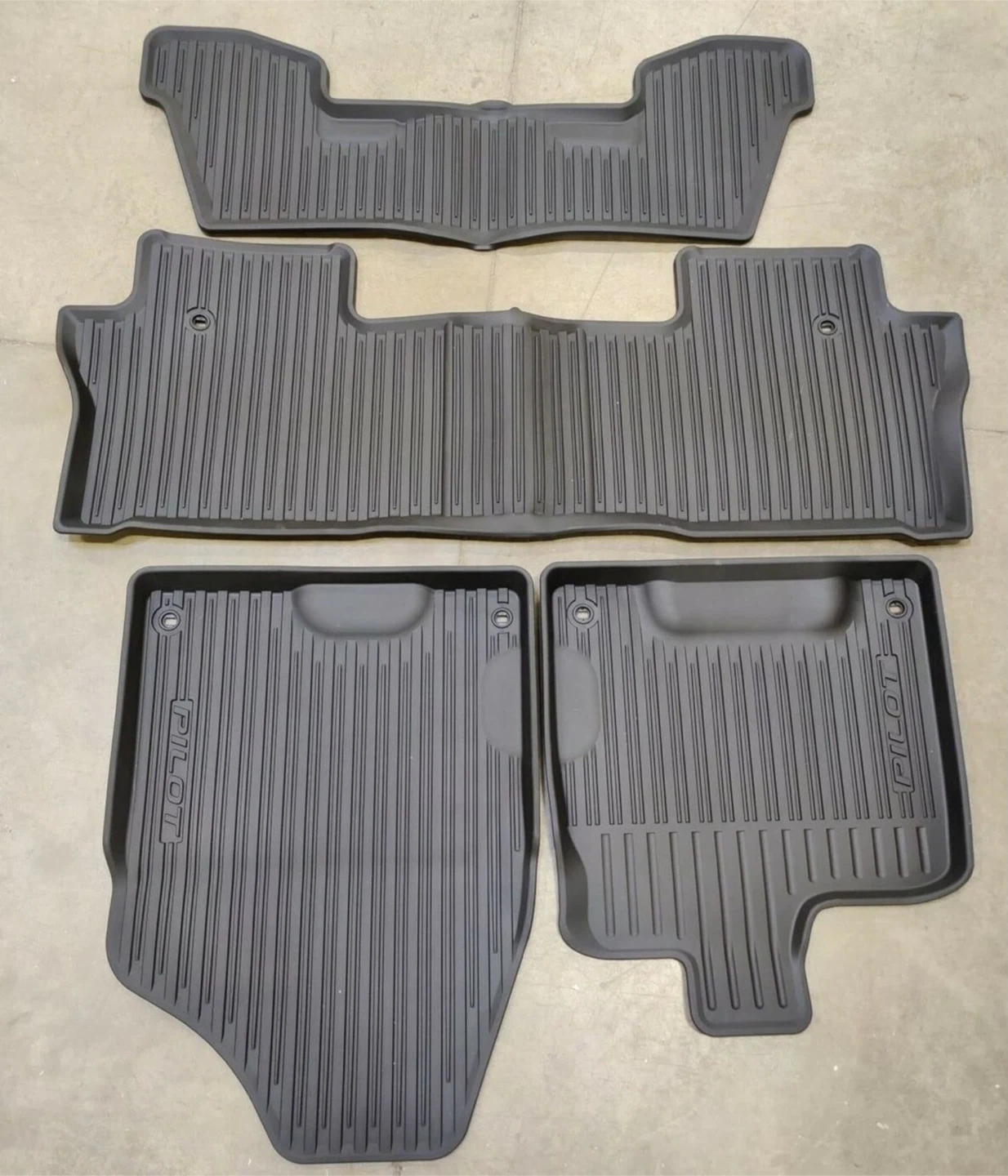 Genuine High Wall Mats all season Honda Pilot 2016-22