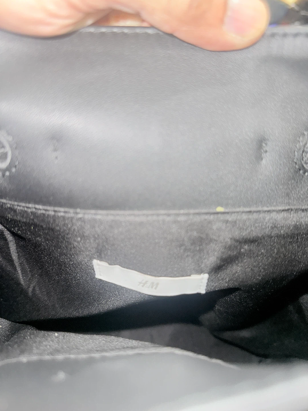 H&M Black Faux Leather Bucket Bag - photo 3