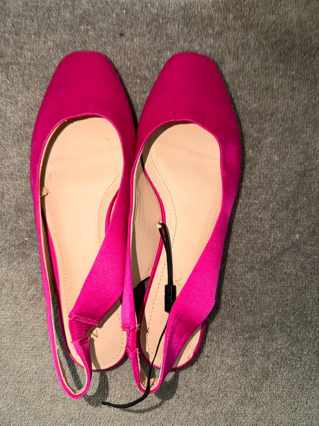 Zara Trafaluc Slingback Flats - Fuchsia Size 38 - photo 2