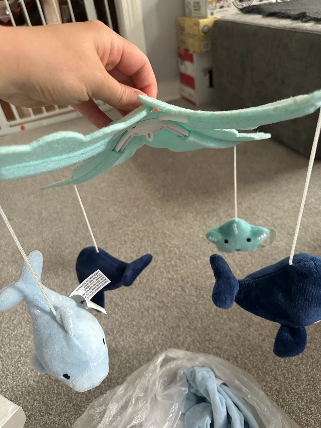 The Peanutshell Musical Baby Crib Mobile