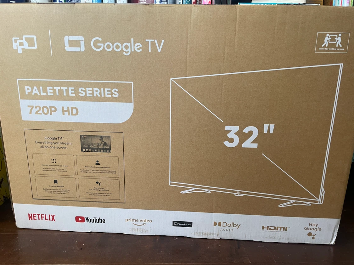 Palette Series 720P HD 32” Google  TV