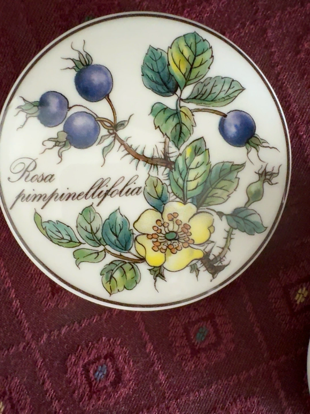 Villeroy & Boch "Rosa pimpinellifolia" Round Trinket Dish - photo 2