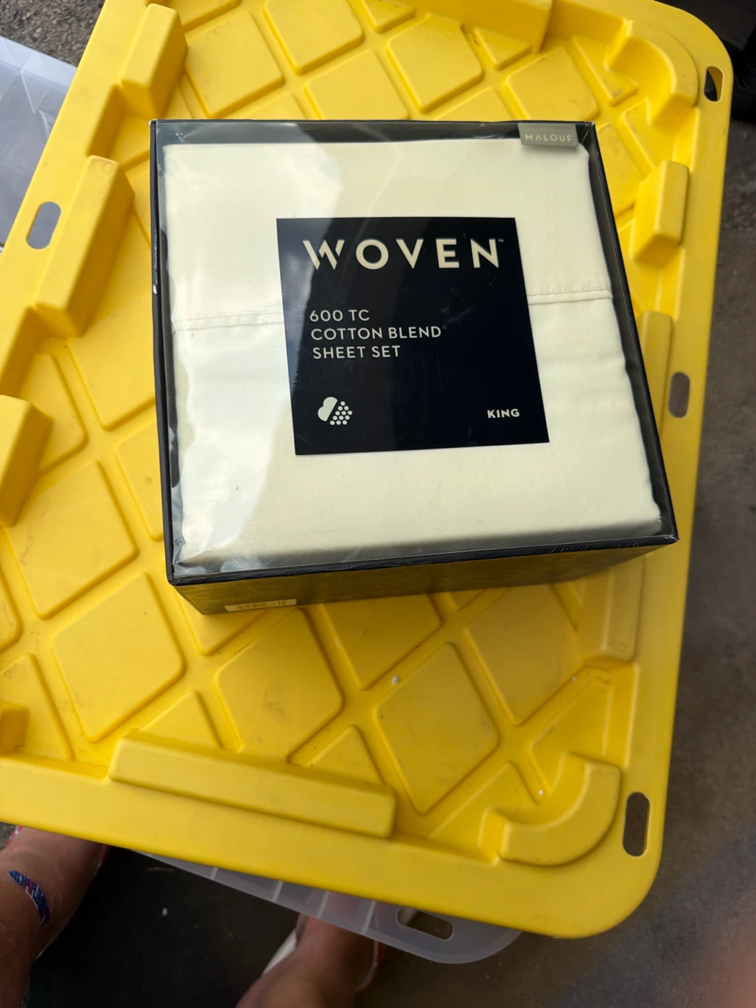 WOVEN 600 TC Cotton Blend Sheet Set - King
