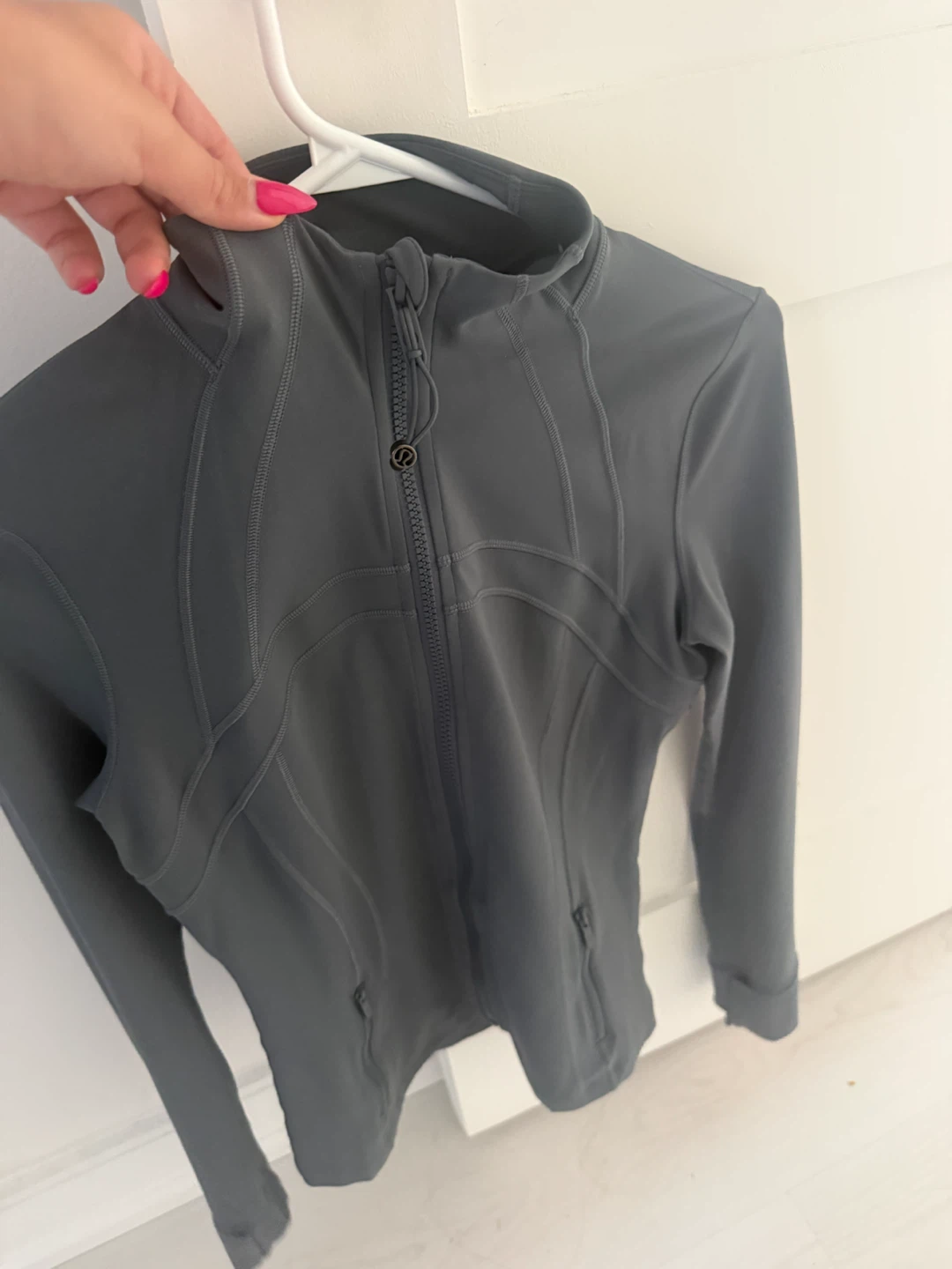 Lululemon Grey Jacket Size 6 - photo 2