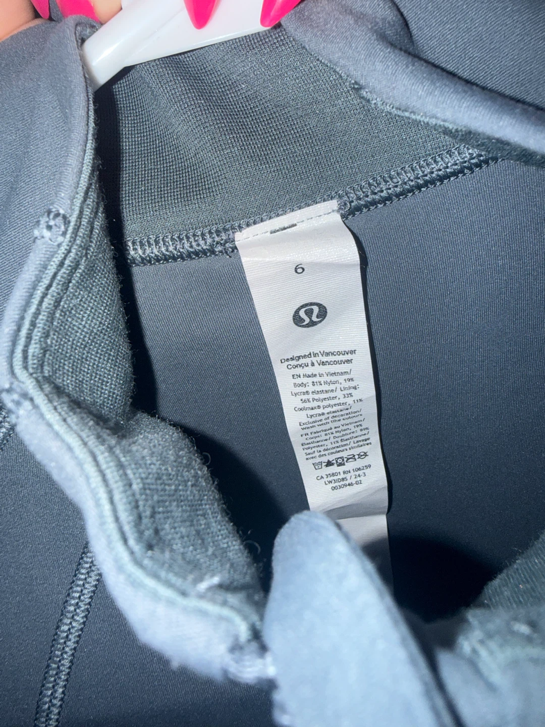 Lululemon Grey Jacket Size 6 - photo 4