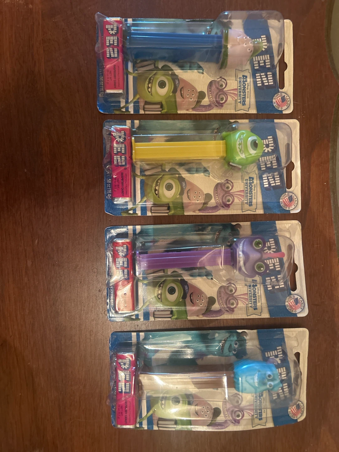 Disney Pixar Monsters University PEZ dispensers