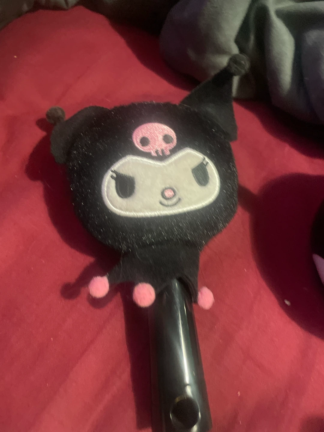 Kuromi Plush Pouch & Cup Set - photo 2