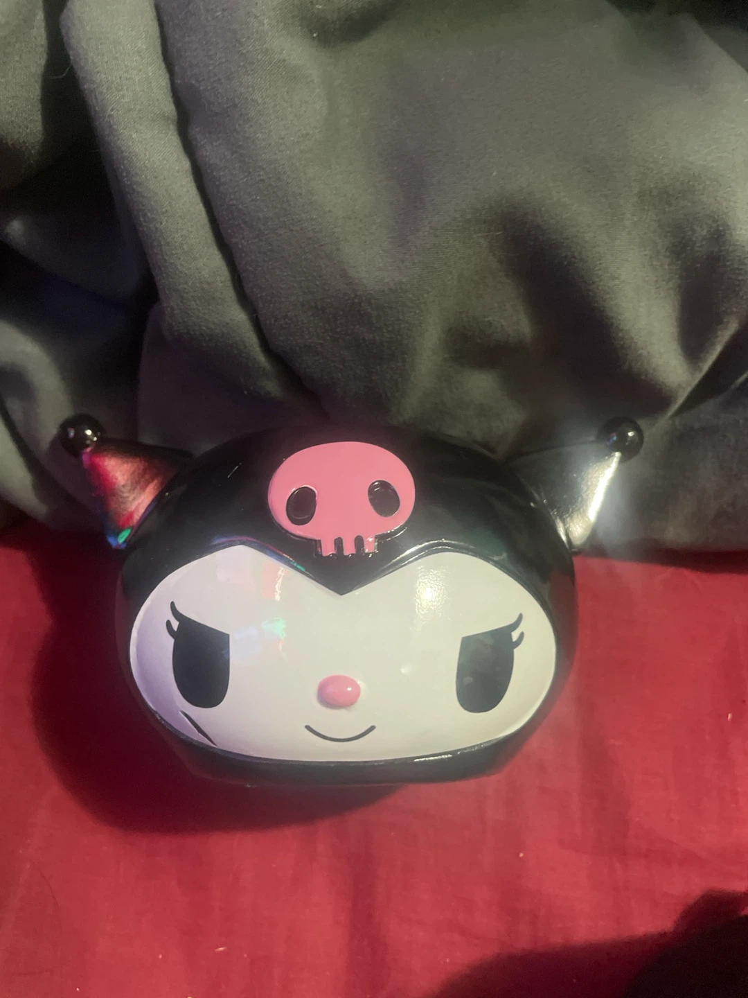 Kuromi Plush Pouch & Cup Set - photo 3