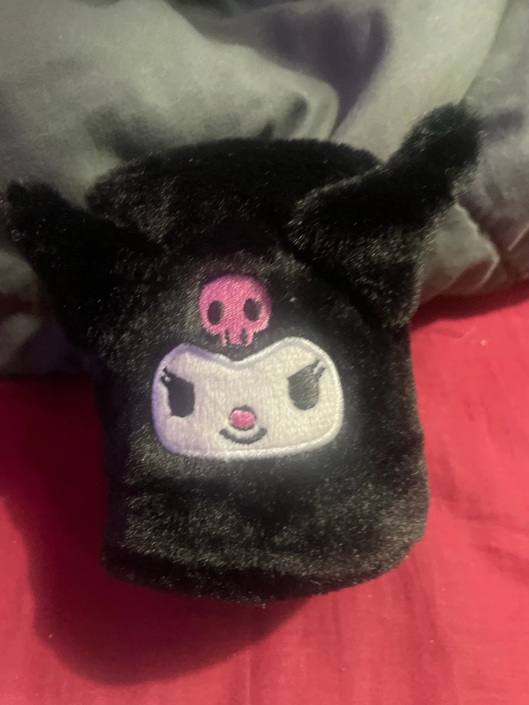 Kuromi Plush Pouch & Cup Set - photo 4