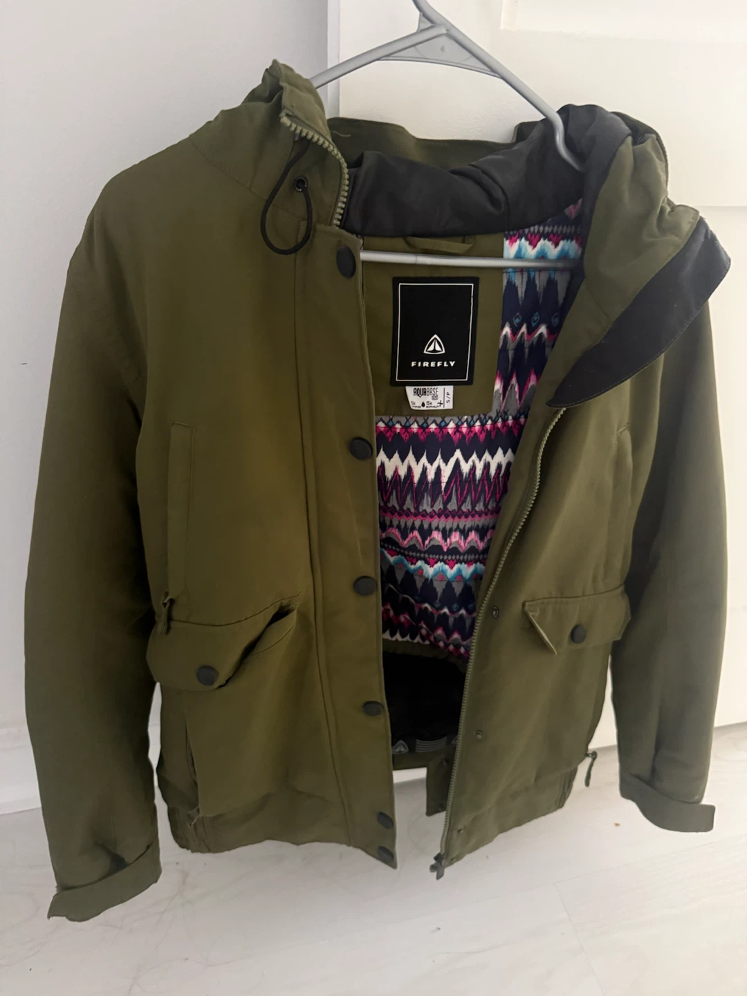 Firefly Olive Green Jacket Size S/P