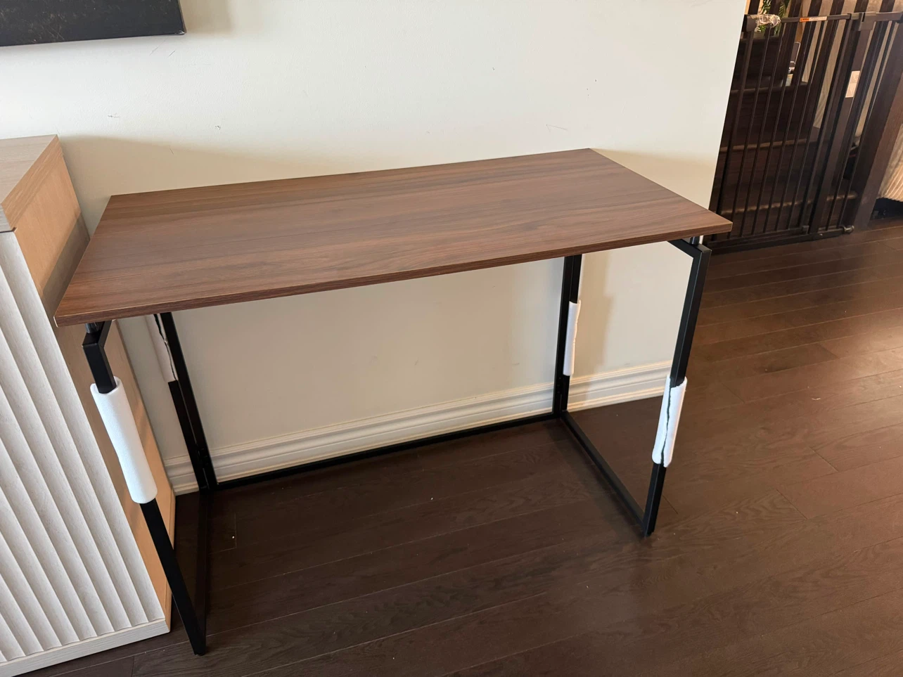Wooden Top Metal Frame Desk - photo 3