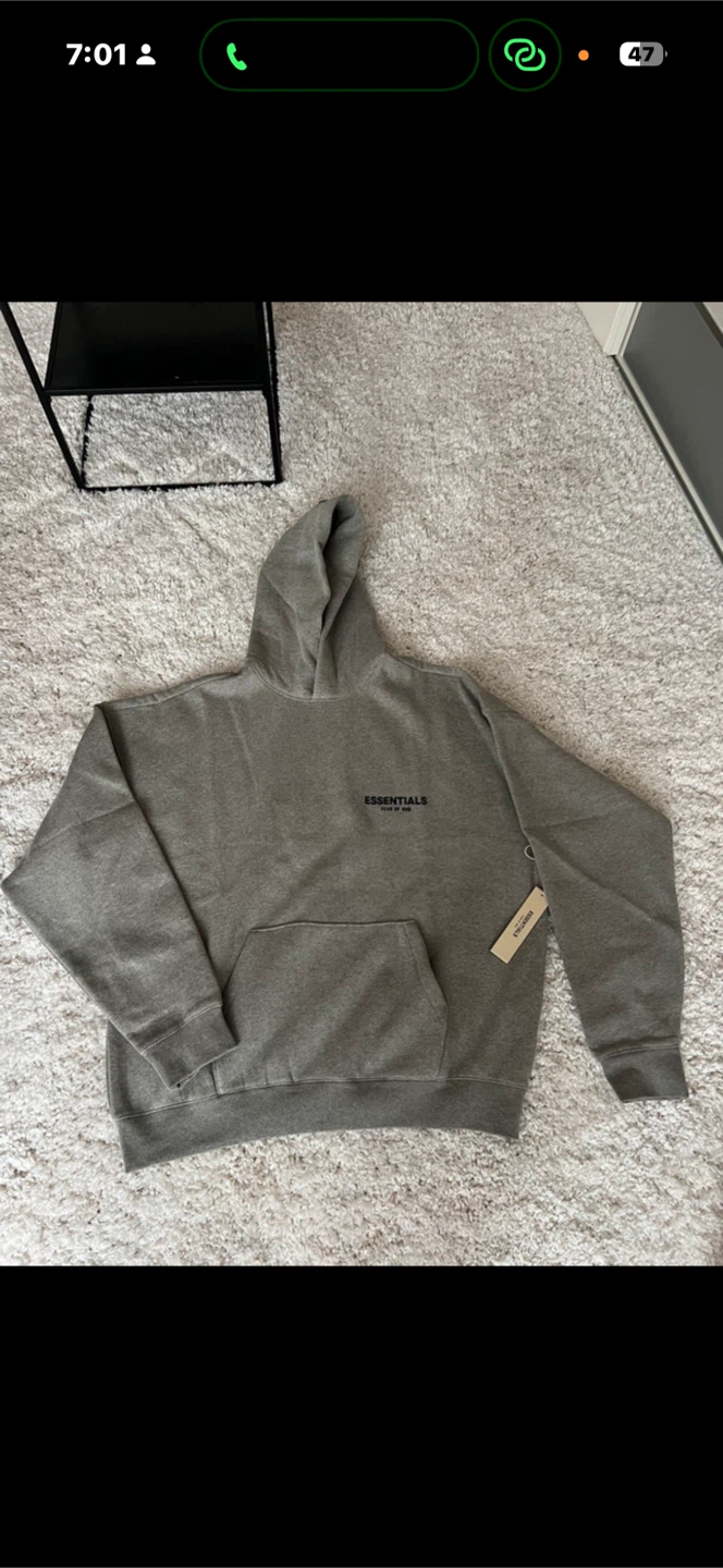 ESSENTIALS Fear of God Hoodie with dust bay