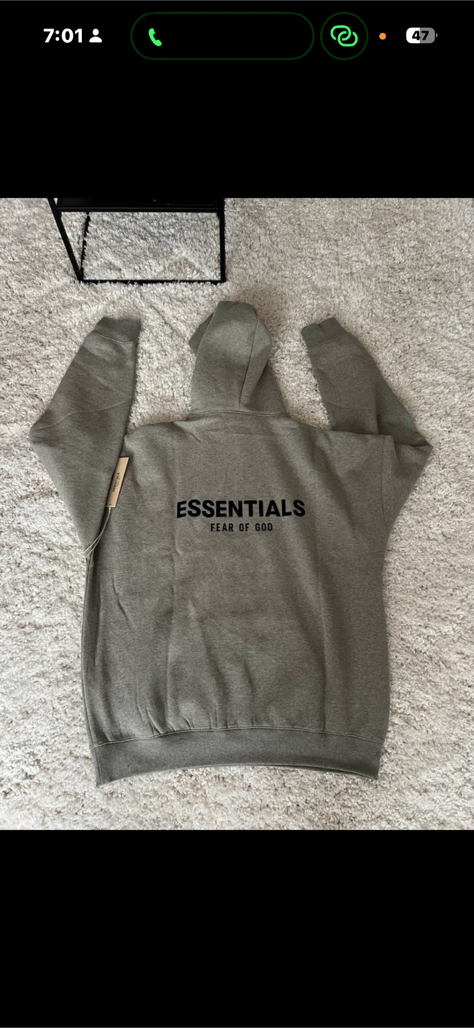 ESSENTIALS Fear of God Hoodie with dust bay - photo 2