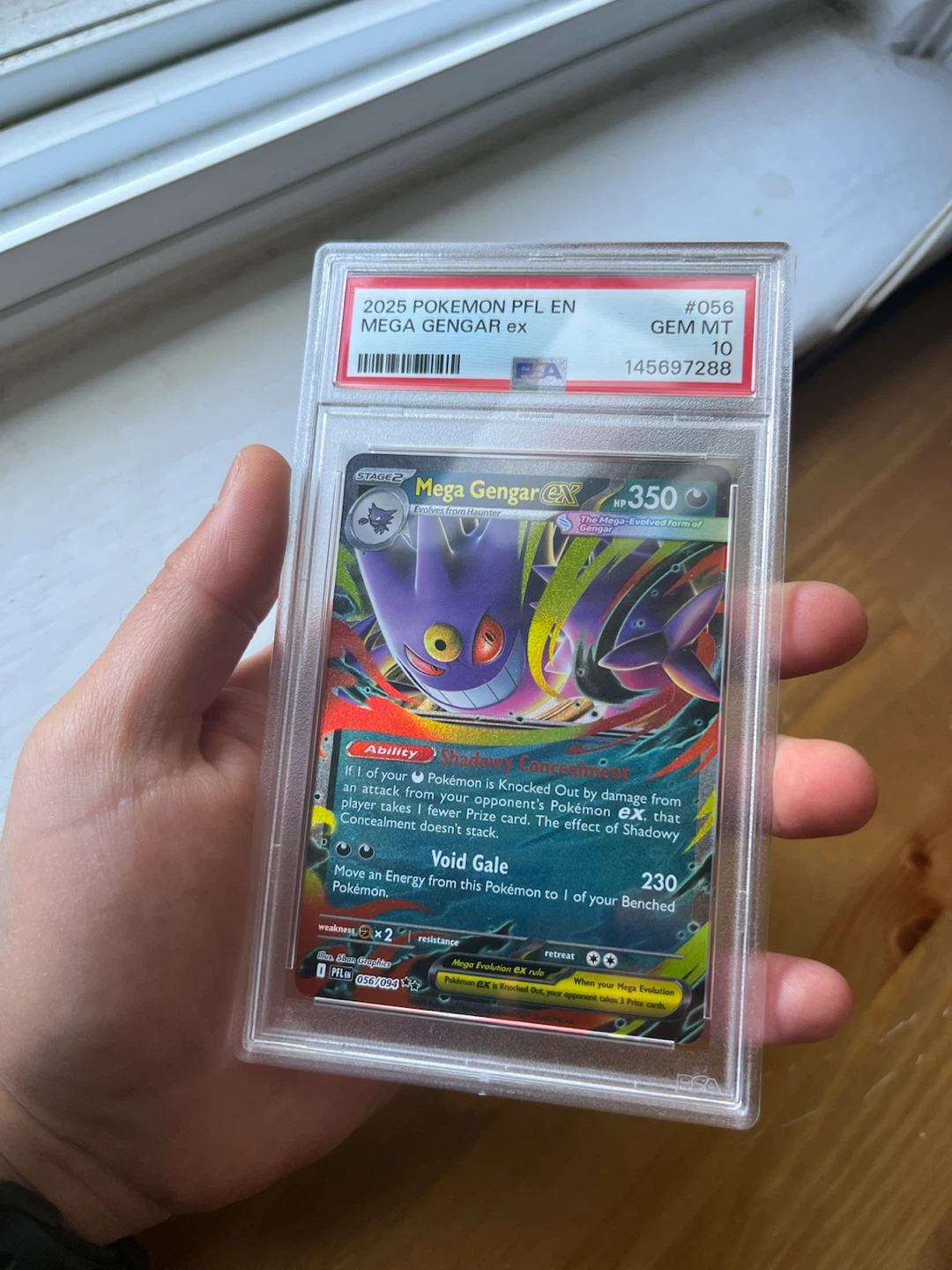 PSA GEM 10 Mega Gengar #56 - Phantasmal Flames for sale/trade - photo 2