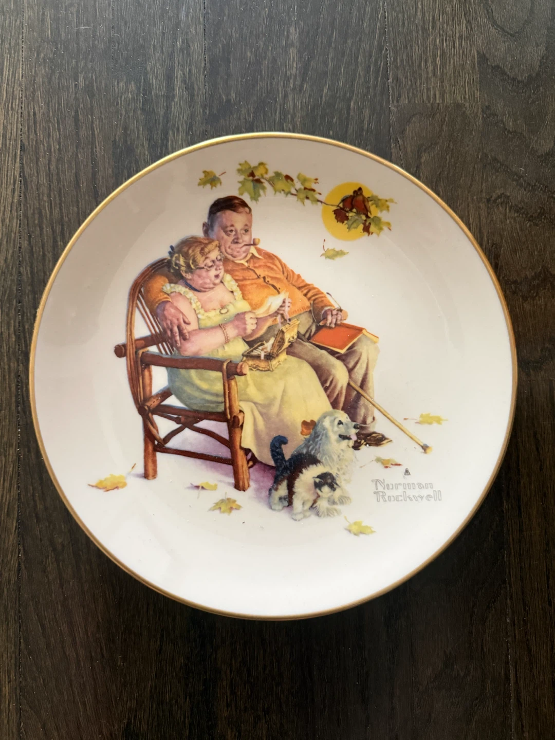 Limited Edition Norman Rockwell Plate