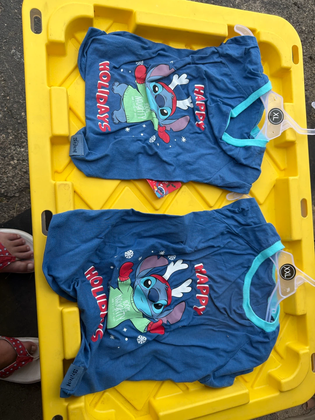 Disney Stitch "Happy Holidays" T-Shirt for dogs