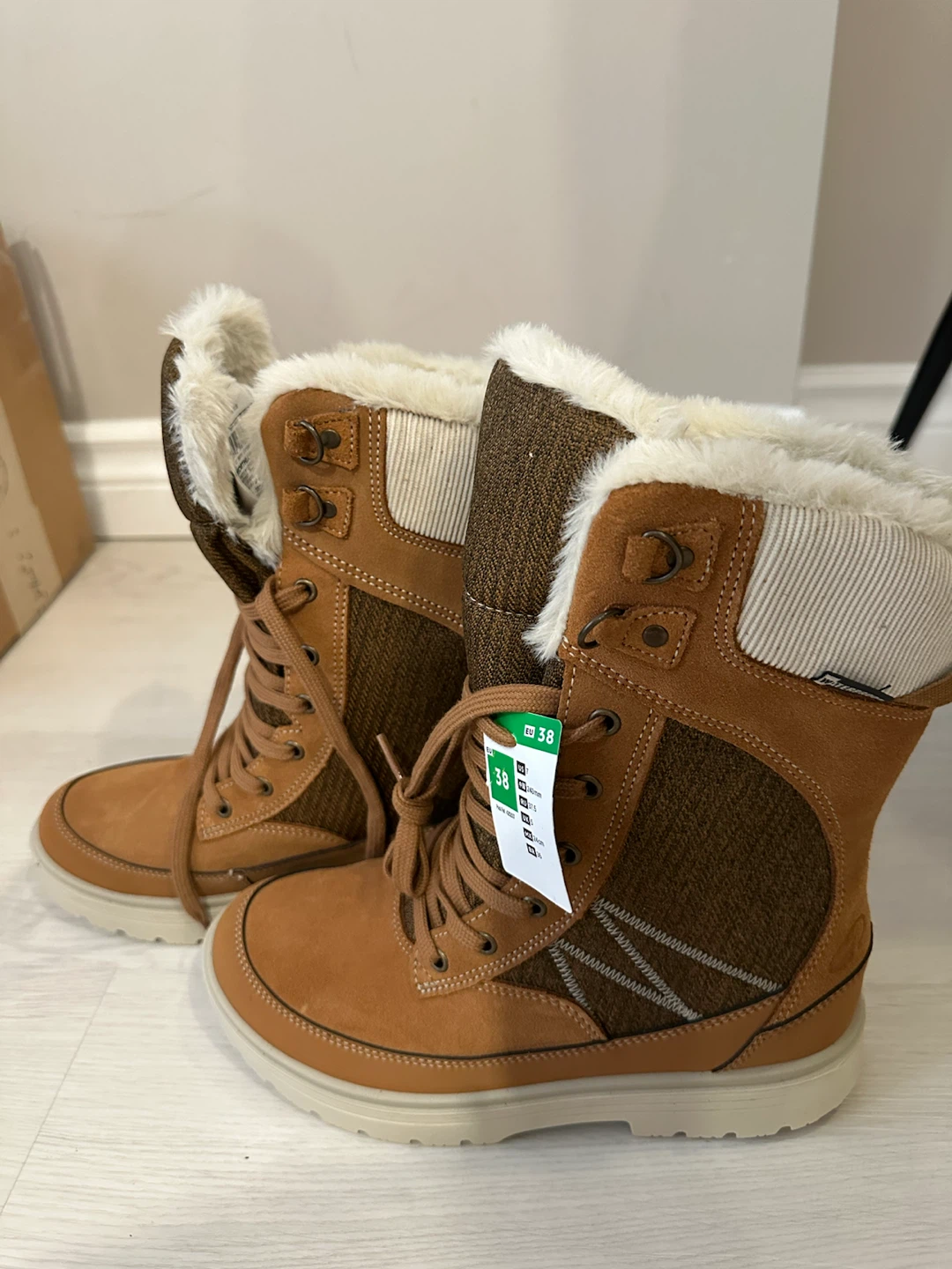 Decathlon Women's Waterproof Leather Winter Boots NH 900 - photo 3