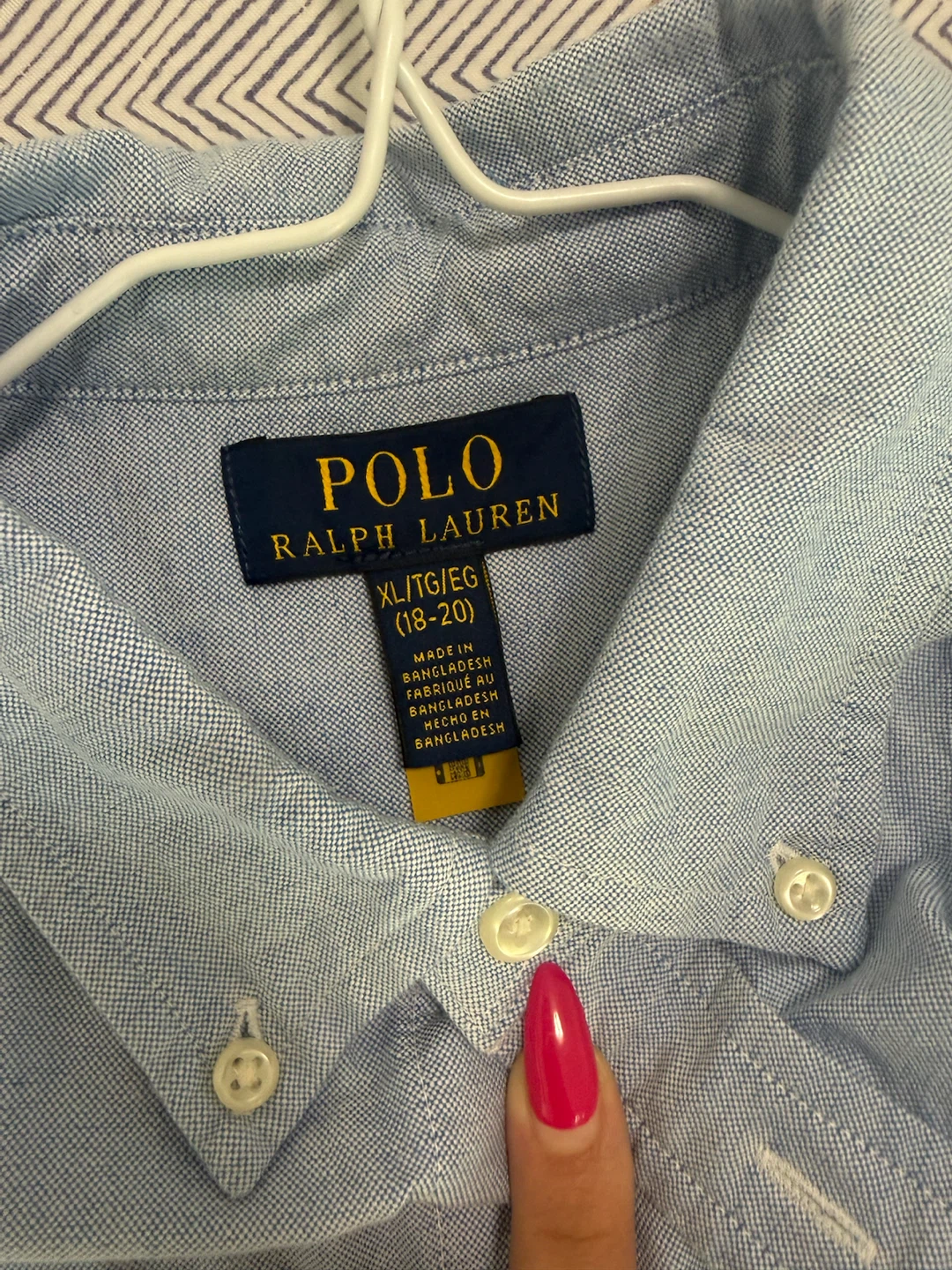 Polo Ralph Lauren Short Sleeve Button-Up Shirt XL/TG/EG (18-20) - photo 2