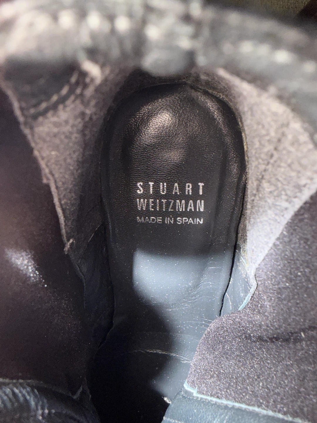 Stuart Weitzman Black Leather Ankle Boots - photo 4