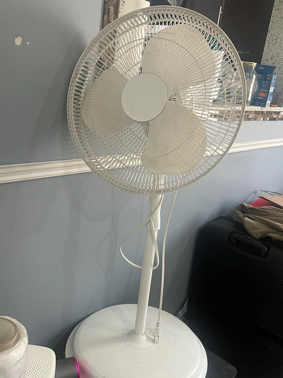 White Pedestal Fan - photo 2