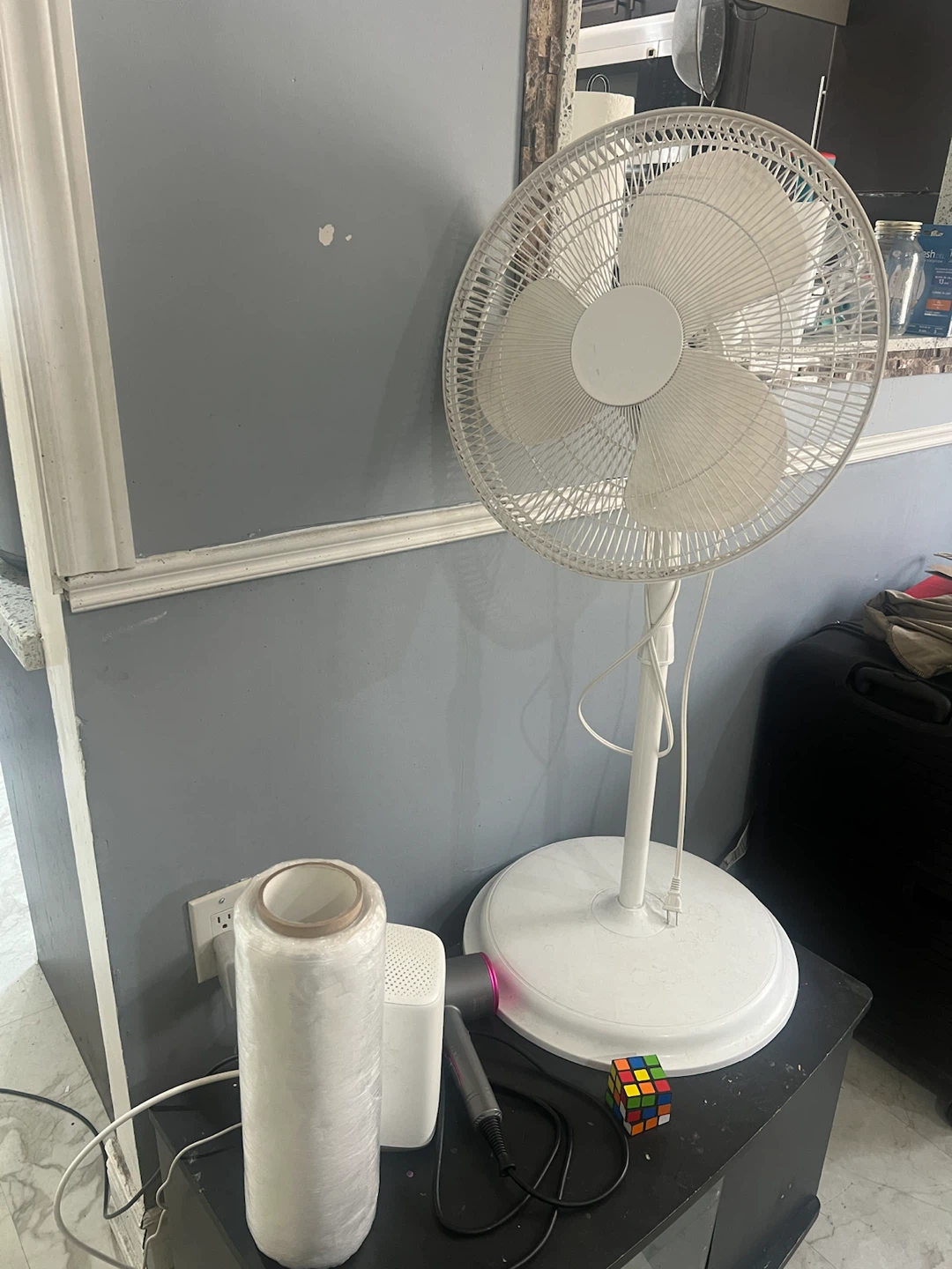 White Pedestal Fan - photo 3