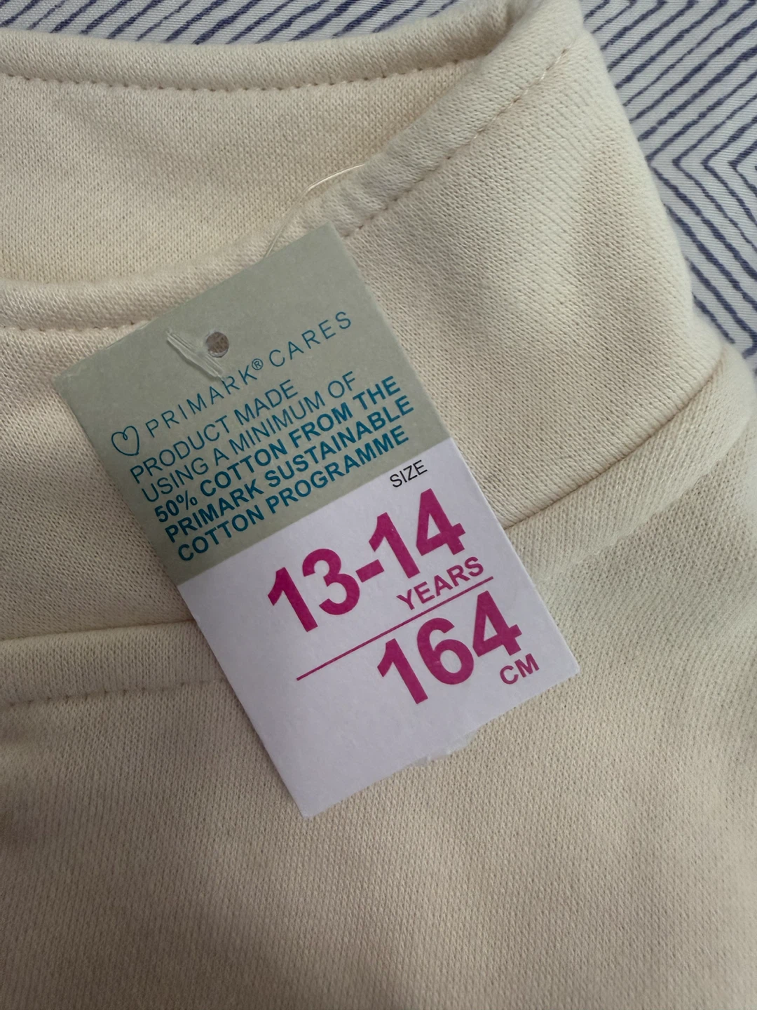 (With tags brand new) Primark Cream 1/4 Zip Sweatshirt - photo 2