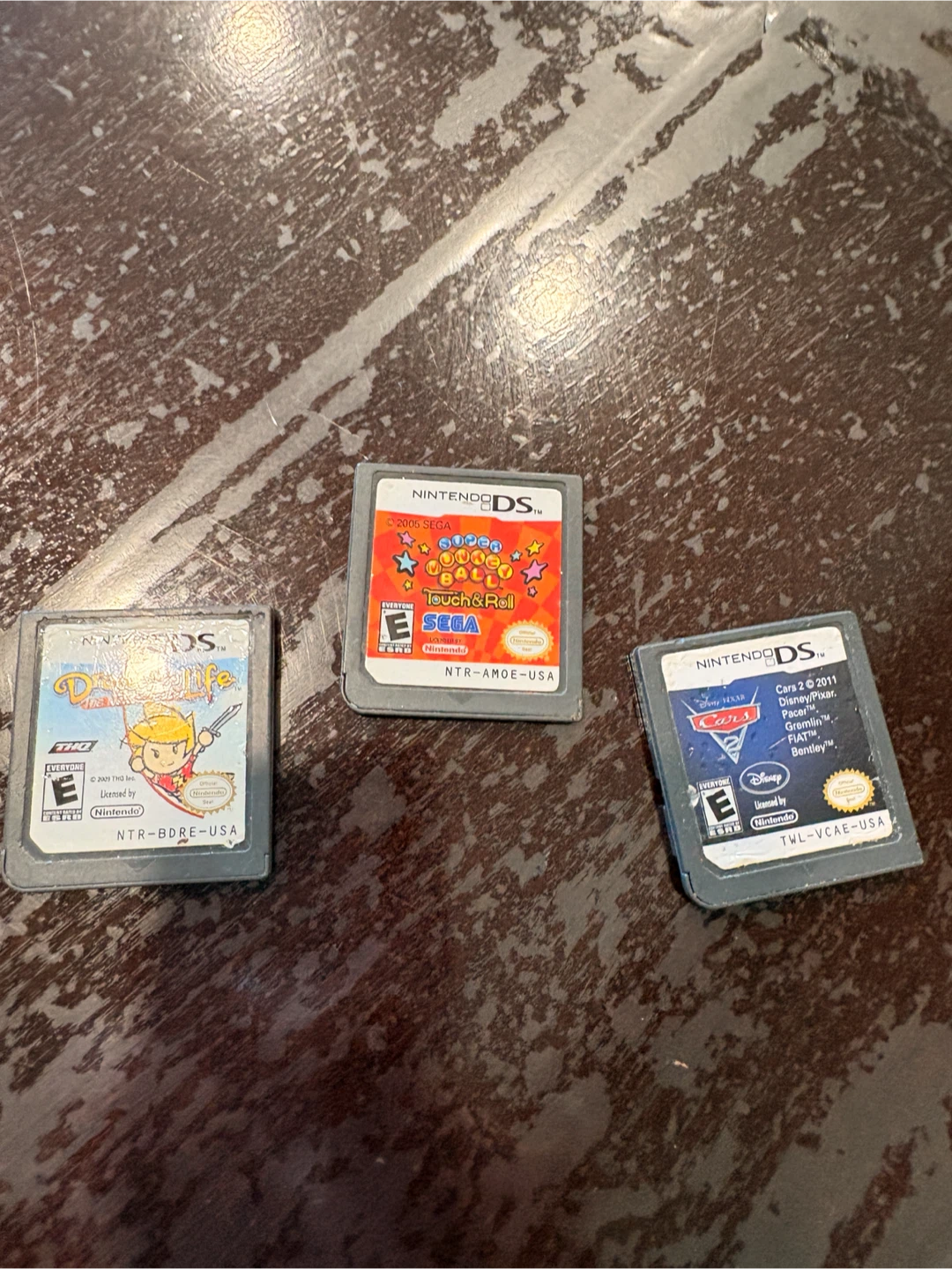 Nintendo DS Games: Cars 2, Doodle Jump, Super Monkey Ball