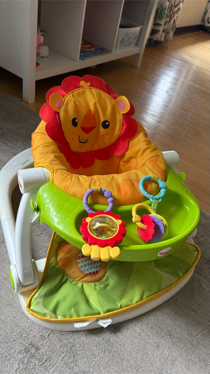Fisher-Price Lion Sit-Me-Up Seat check more pictures - photo 4