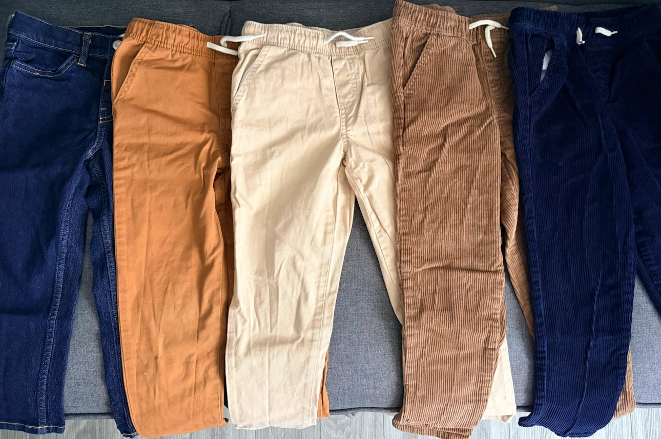 Boys Pants Bundle - Jeans, Chinos, Corduroy