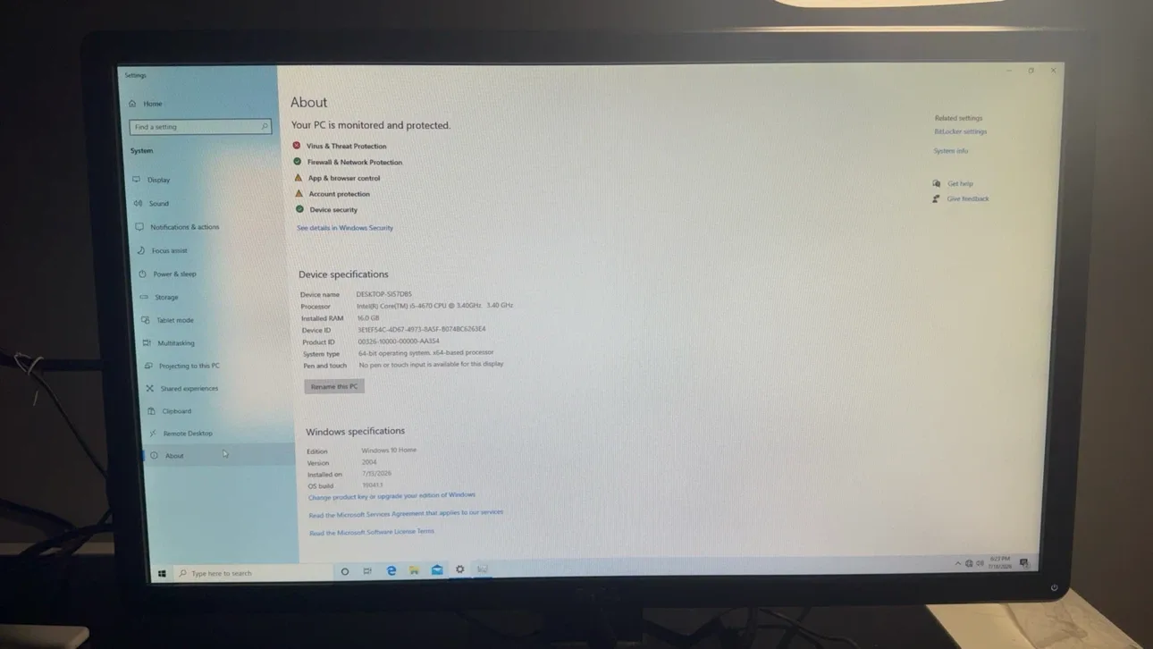 Complete Quiet PC Setup - 24" Dell Monitor, Tower & Peripherals - photo 5
