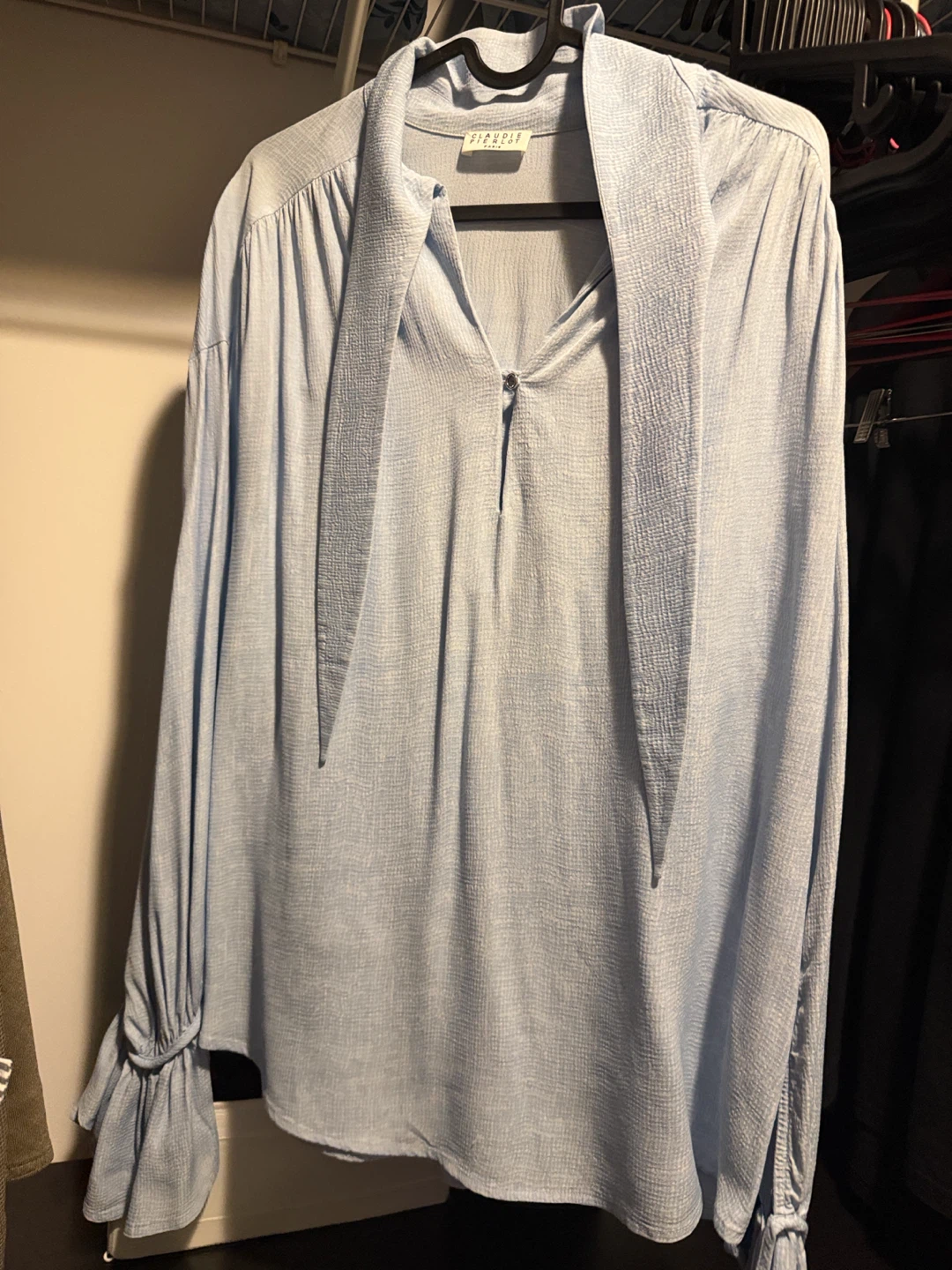 Claudie Pierlot Light Blue Blouse