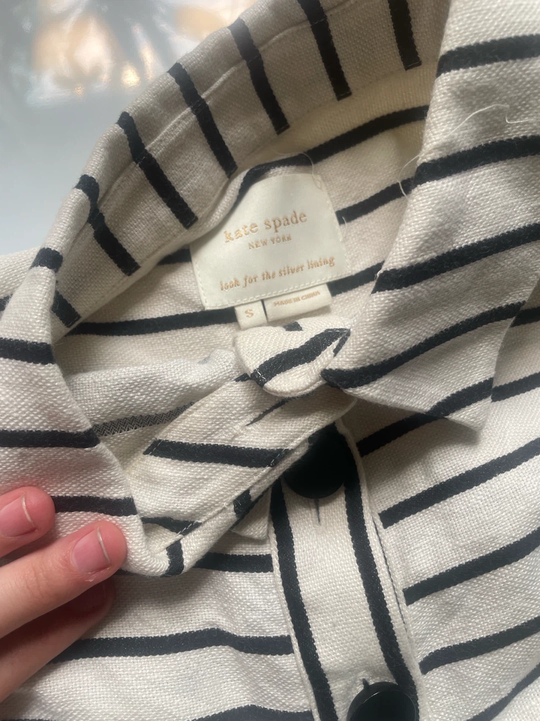 Kate Spade Striped Polo Dress with Belt - photo 2