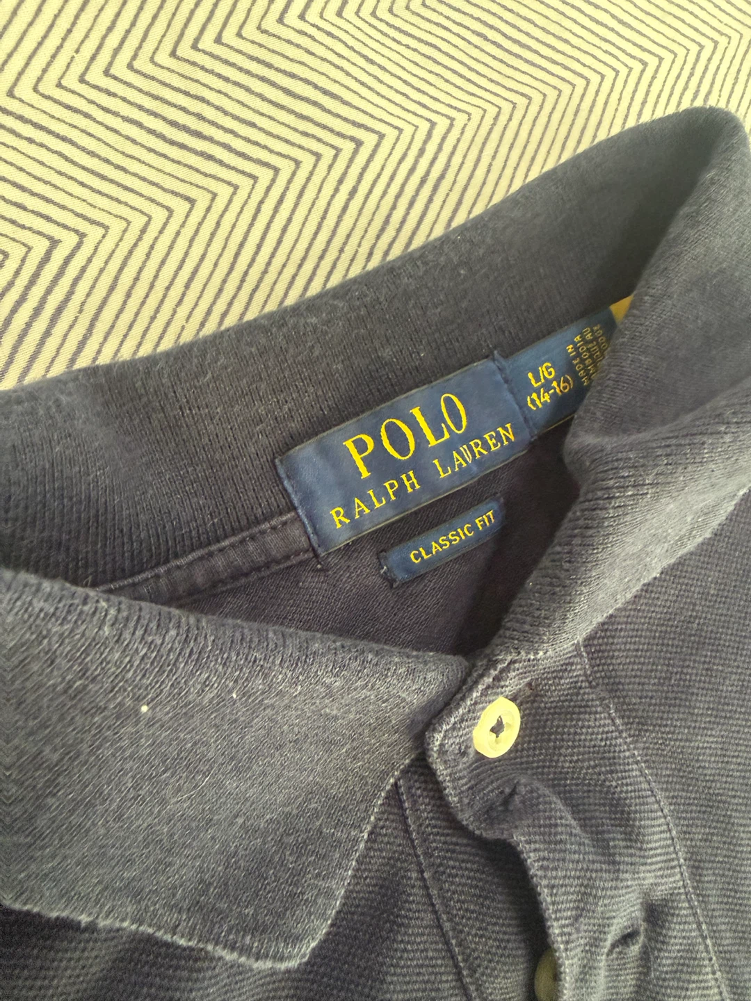 Polo Ralph Lauren Classic Fit Navy Polo Shirt L/G - photo 2