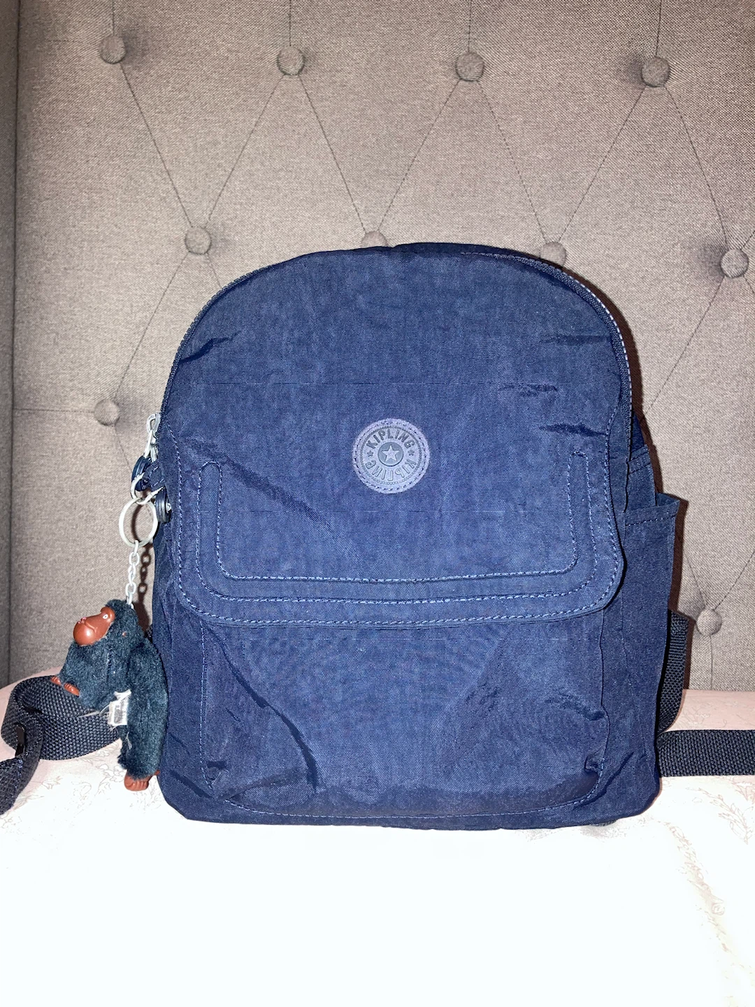 Kipling Navy Blue Backpack