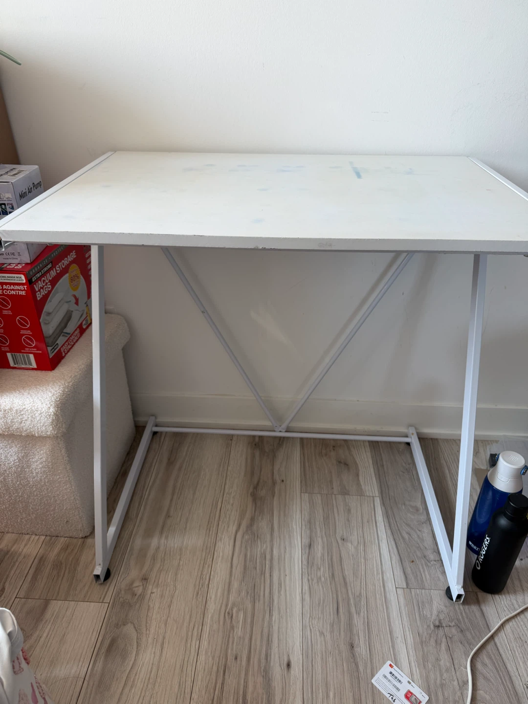 White Folding Desk