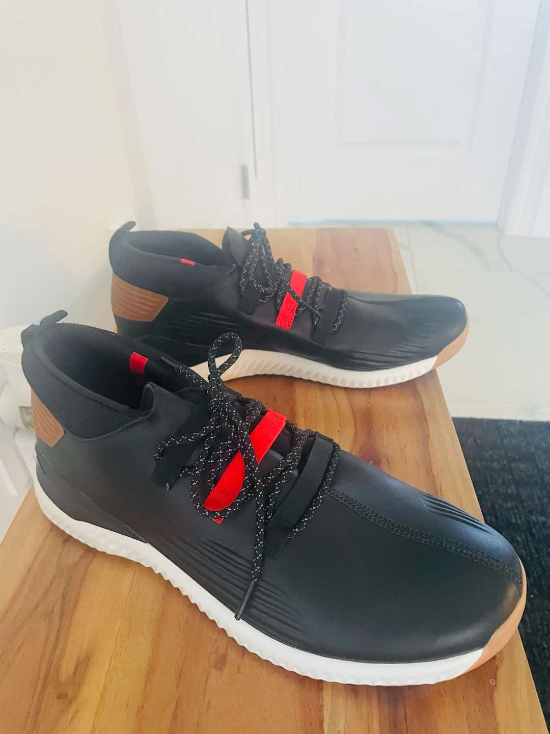 Bounce Men's Sneakers Black/Red Size 9 - photo 2