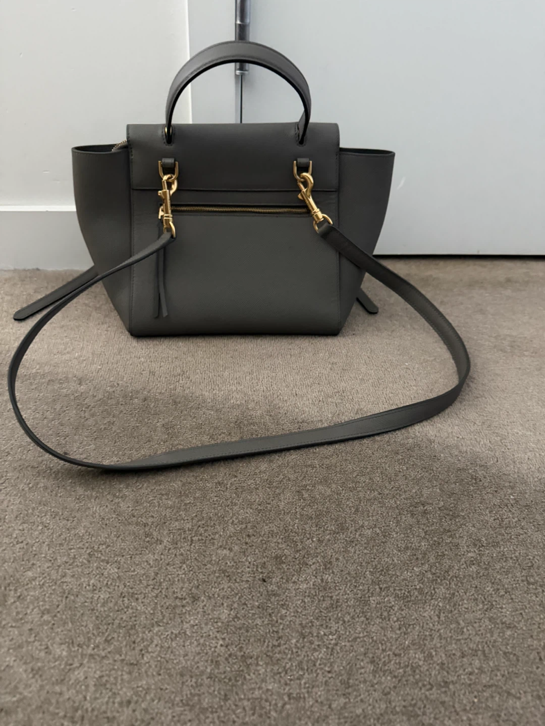Celine Grey Leather Belt Bag - photo 2
