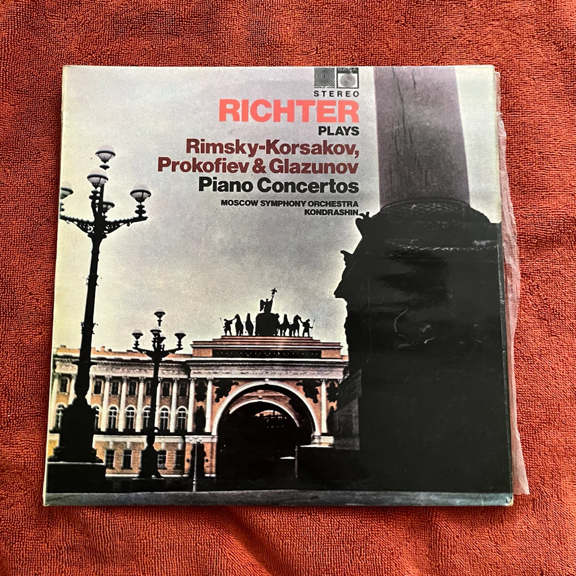 Saga Records Vinyl LP - Richter Plays Piano Concertos