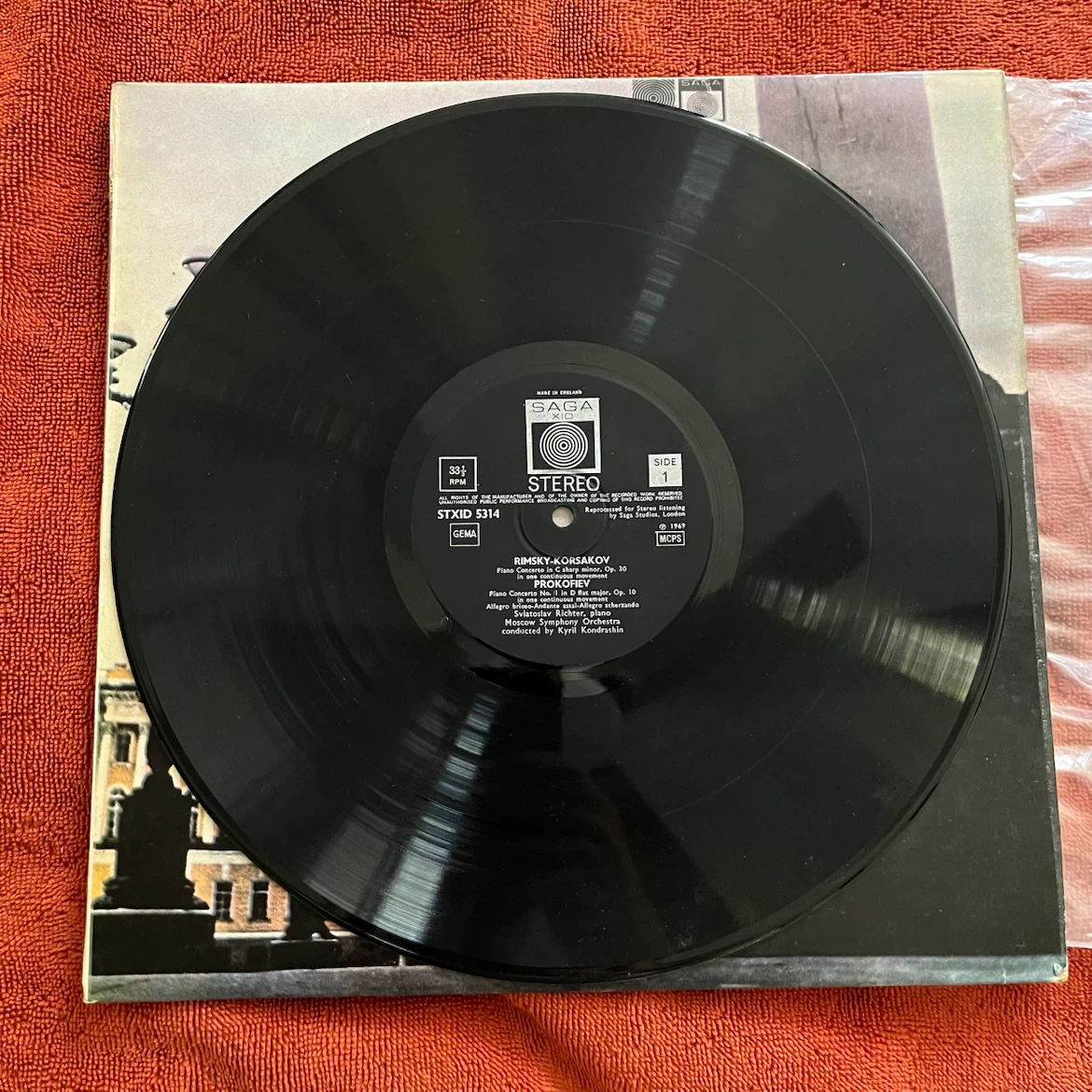 Saga Records Vinyl LP - Richter Plays Piano Concertos - photo 2