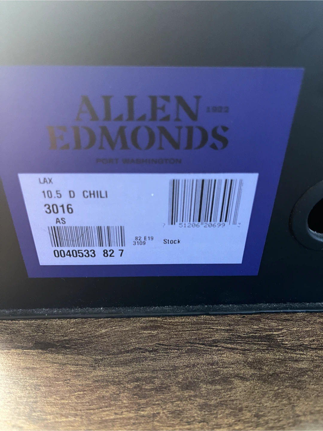 Allen Edmonds LAX Cap Toe Oxford Shoes