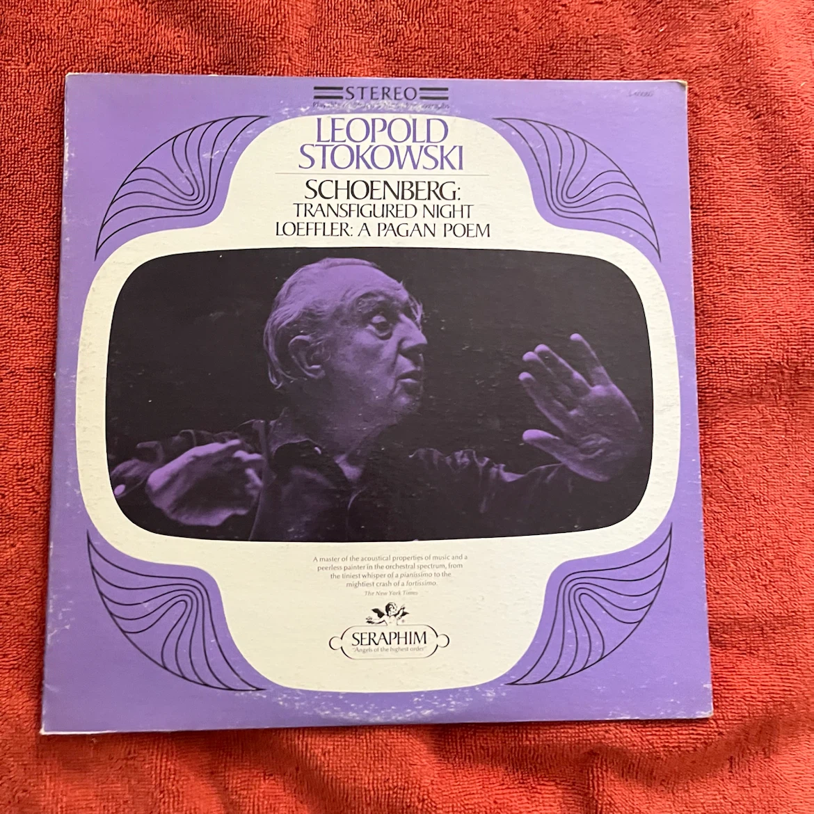Schoenberg Transfigured Night Loeffler A Pagan Poem Vinyl Record