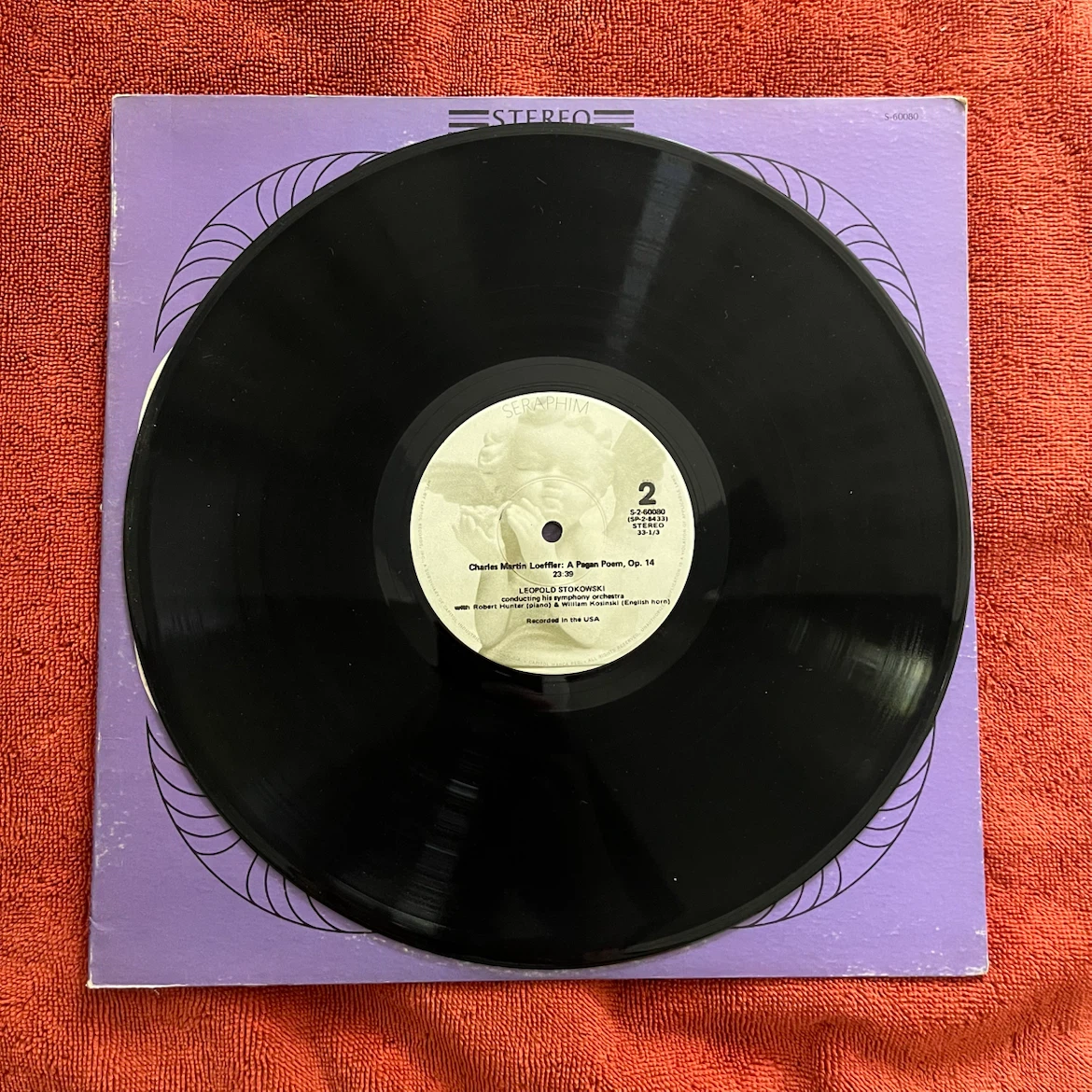 Schoenberg Transfigured Night Loeffler A Pagan Poem Vinyl Record - photo 2