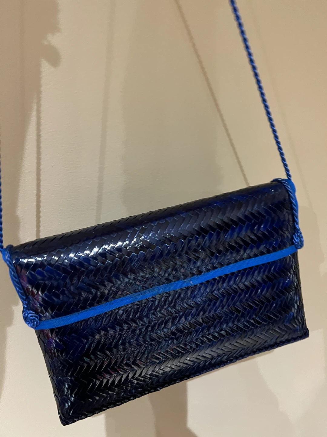 Blue Woven Clutch Purse - photo 2