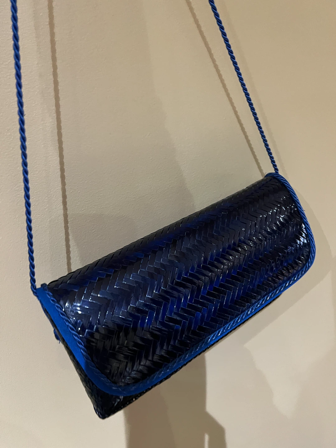 Blue Woven Clutch Purse - photo 3