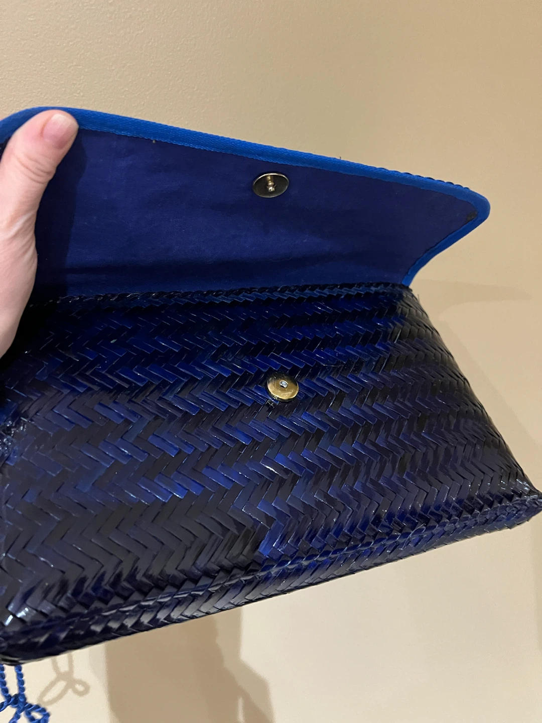 Blue Woven Clutch Purse - photo 4