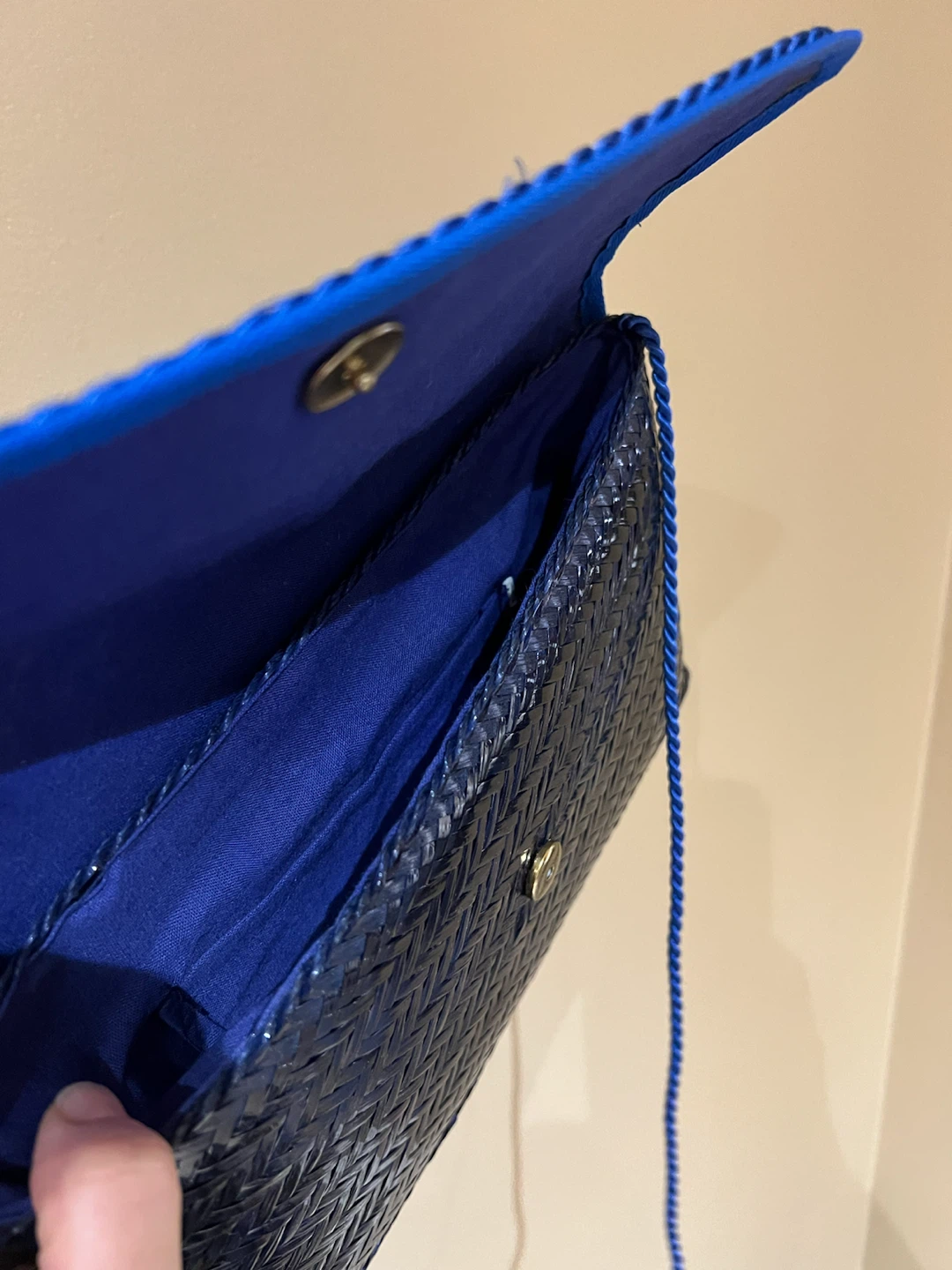 Blue Woven Clutch Purse - photo 5