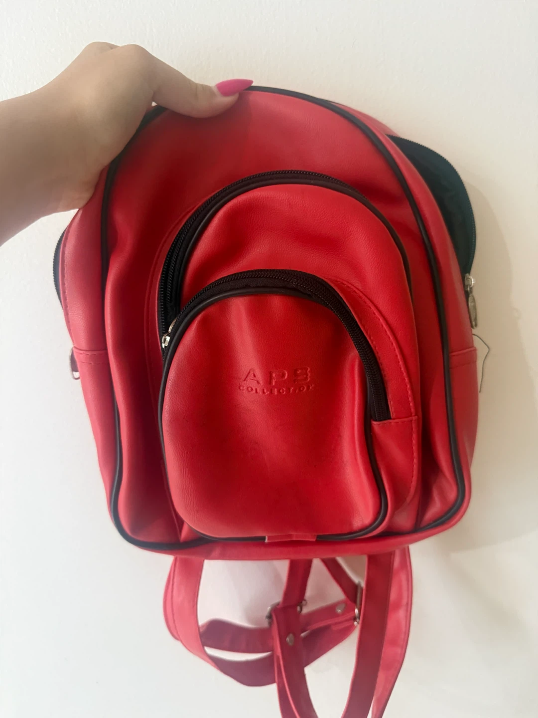 APS Collection Red Mini Backpack