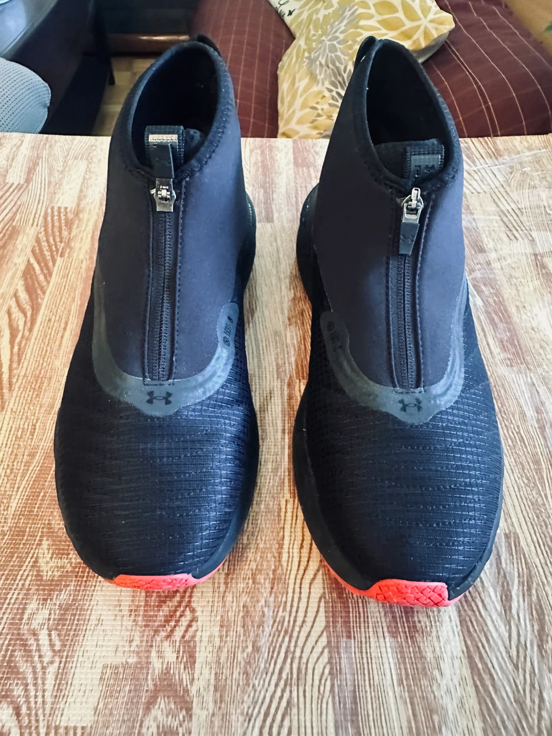 Under Armour Black Zip-Up Shoes - Size 10.5 - photo 2