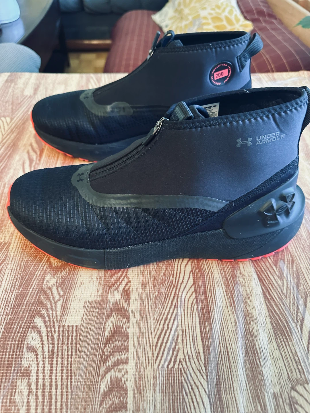 Under Armour Black Zip-Up Shoes - Size 10.5 - photo 4