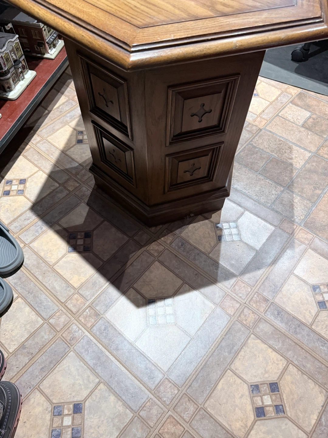 Hexagon end table - photo 3